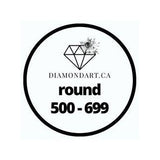 Rond Diamants DMC 500 - 699