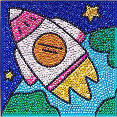Rocket Kid's Kit-17x17cm-Special-DiamondArt.ca