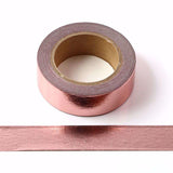 Rose Gold Foil Washi Tape (1 Roll)-1 Roll-DiamondArt.ca