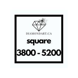 Square Diamonds DMC 3800 - 5200-500 diamonds (3 grams)-3801-DiamondArt.ca