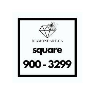 Square Diamonds DMC 900 - 3299-500 diamonds (3 grams)-900-DiamondArt.ca