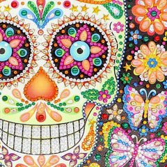Sugar Skull-25x25cm-Special-DiamondArt.ca