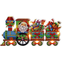 Santa Express LED Table Decoration-Santa Express-DiamondArt.ca