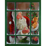 Père Noël à la fenêtre de David Lindsley