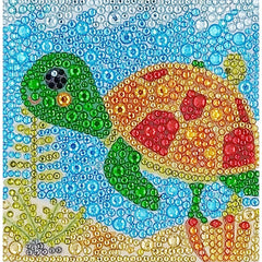 Sea Turtle Kid's Kit-17x17cm-Special-DiamondArt.ca