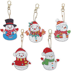 Snowman Key Chain Kit-Special-DiamondArt.ca
