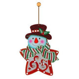 Star Santa or Star Snowman Wall Hanging-Star Snowman-DiamondArt.ca