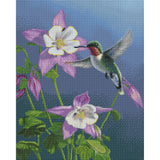 Summer Hummingbird by Jeffrey Hoff-45x55cm-Round-DiamondArt.ca