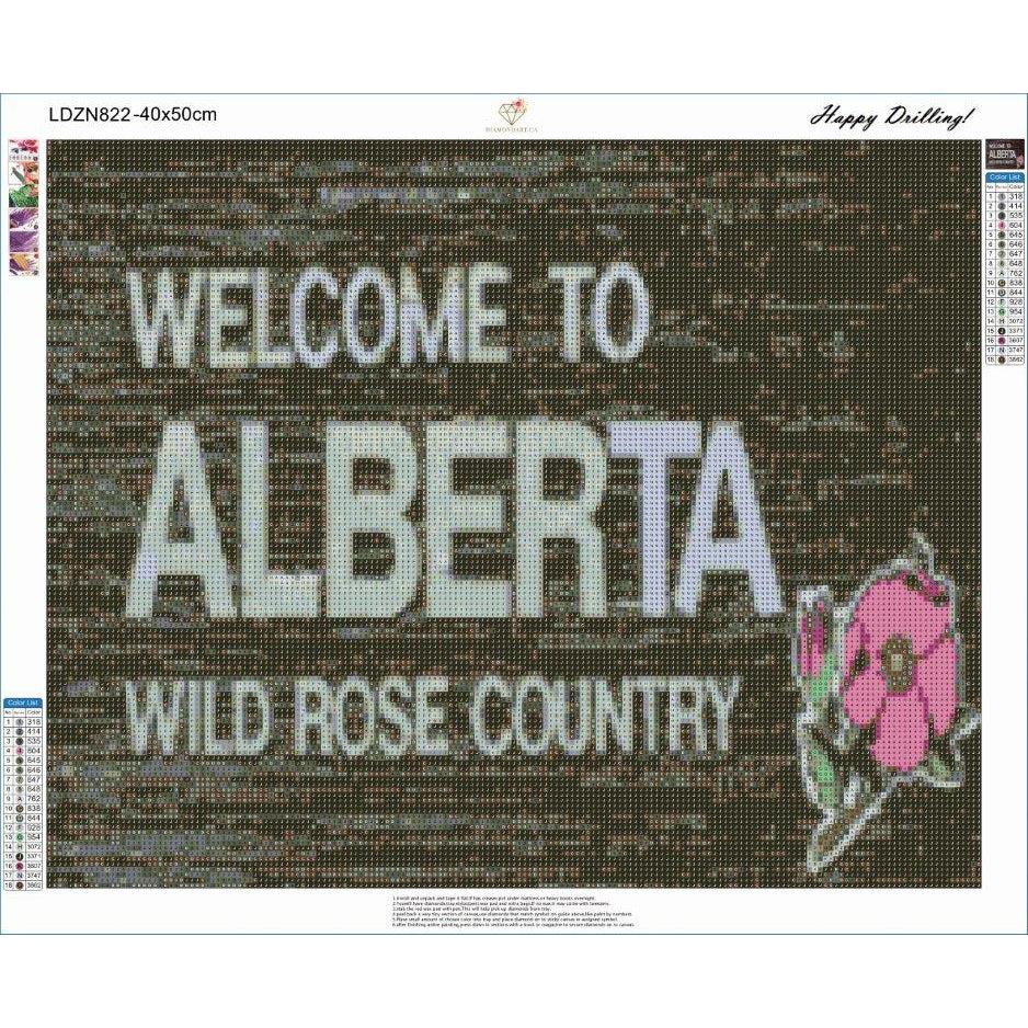 Welcome to Alberta-45x55cm-Round-DiamondArt.ca