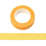Yellow Glitter Washi Tape (1 Roll)-1 Roll-DiamondArt.ca