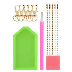 Christmas Key Chain Kit (21 Pieces)-Special-DiamondArt.ca