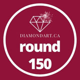 Round Diamonds DMC 100 - 499-500 diamonds (3 grams)-150-DiamondArt.ca