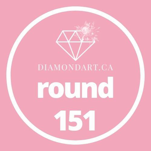 Round Diamonds DMC 100 - 499-500 diamonds (3 grams)-151-DiamondArt.ca