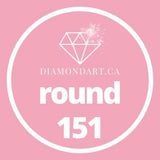Round Diamonds DMC 100 - 499-500 diamonds (3 grams)-151-DiamondArt.ca