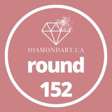 Round Diamonds DMC 100 - 499-500 diamonds (3 grams)-152-DiamondArt.ca