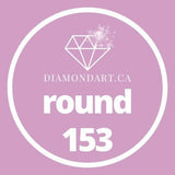 Round Diamonds DMC 100 - 499-500 diamonds (3 grams)-153-DiamondArt.ca
