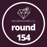 Round Diamonds DMC 100 - 499-500 diamonds (3 grams)-154-DiamondArt.ca