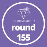Round Diamonds DMC 100 - 499-500 diamonds (3 grams)-155-DiamondArt.ca