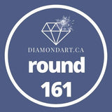 Round Diamonds DMC 100 - 499-500 diamonds (3 grams)-161-DiamondArt.ca