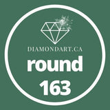 Round Diamonds DMC 100 - 499-500 diamonds (3 grams)-163-DiamondArt.ca
