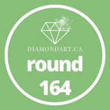 Round Diamonds DMC 100 - 499-500 diamonds (3 grams)-164-DiamondArt.ca