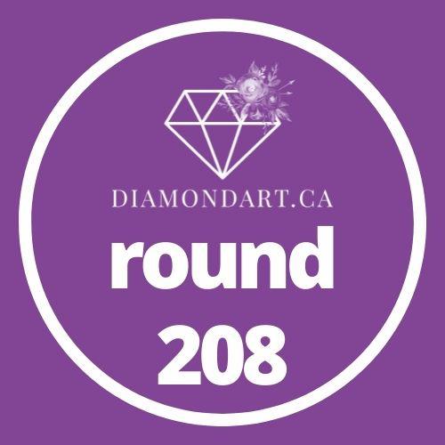 Round Diamonds DMC 100 - 499-500 diamonds (3 grams)-208-DiamondArt.ca