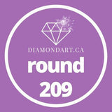Round Diamonds DMC 100 - 499-500 diamonds (3 grams)-209-DiamondArt.ca