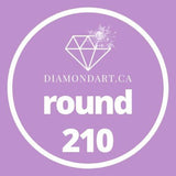 Round Diamonds DMC 100 - 499-500 diamonds (3 grams)-210-DiamondArt.ca