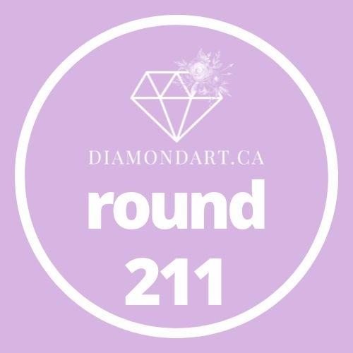 Round Diamonds DMC 100 - 499-500 diamonds (3 grams)-211-DiamondArt.ca