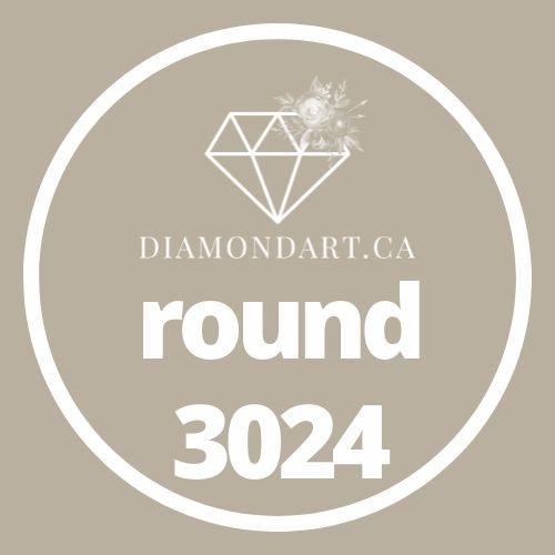 Round Diamonds DMC 900 - 3299-500 diamonds (3 grams)-3024-DiamondArt.ca