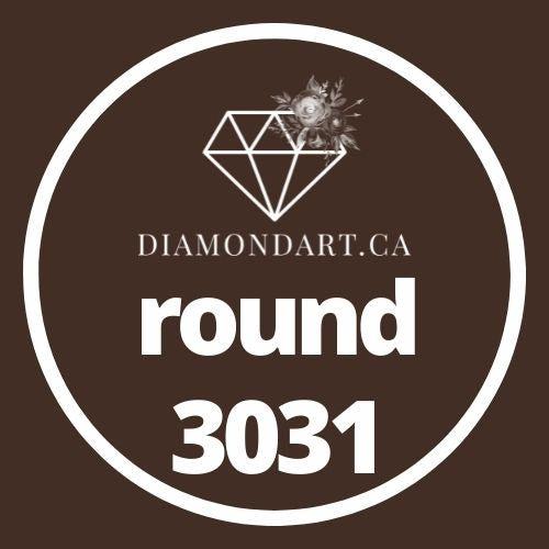 Round Diamonds DMC 900 - 3299-500 diamonds (3 grams)-3031-DiamondArt.ca