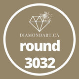 Round Diamonds DMC 900 - 3299-500 diamonds (3 grams)-3032-DiamondArt.ca