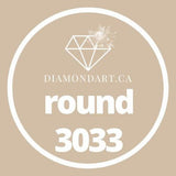Round Diamonds DMC 900 - 3299-500 diamonds (3 grams)-3033-DiamondArt.ca