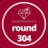 Round Diamonds DMC 100 - 499-500 diamonds (3 grams)-304-DiamondArt.ca