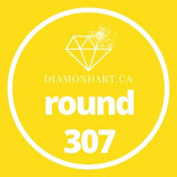 Round Diamonds DMC 100 - 499-500 diamonds (3 grams)-307-DiamondArt.ca