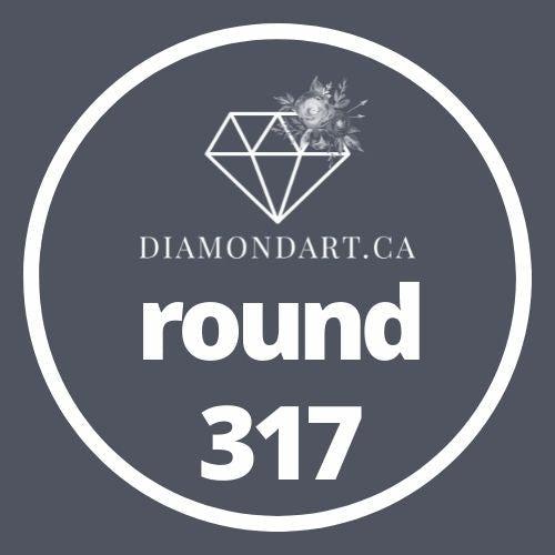 Round Diamonds DMC 100 - 499-500 diamonds (3 grams)-317-DiamondArt.ca