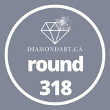 Round Diamonds DMC 100 - 499-500 diamonds (3 grams)-318-DiamondArt.ca