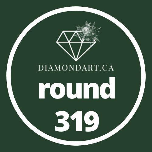Round Diamonds DMC 100 - 499-500 diamonds (3 grams)-319-DiamondArt.ca