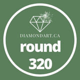 Round Diamonds DMC 100 - 499-500 diamonds (3 grams)-320-DiamondArt.ca