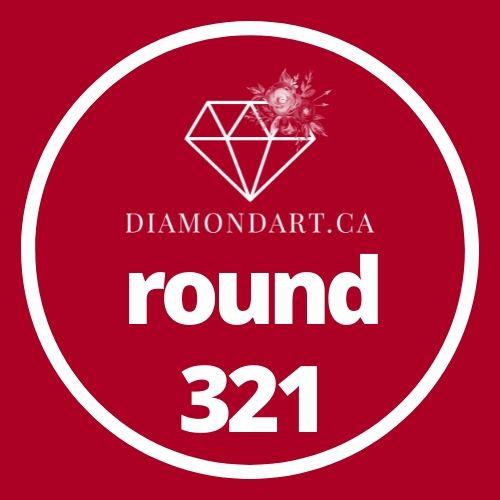 Round Diamonds DMC 100 - 499-500 diamonds (3 grams)-321-DiamondArt.ca