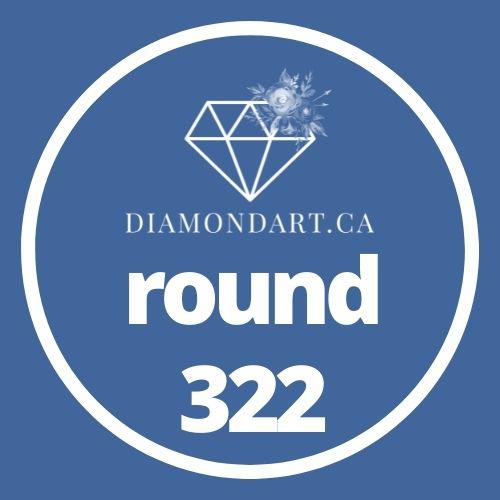 Round Diamonds DMC 100 - 499-500 diamonds (3 grams)-322-DiamondArt.ca