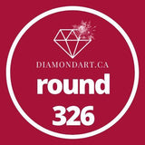 Round Diamonds DMC 100 - 499-500 diamonds (3 grams)-326-DiamondArt.ca