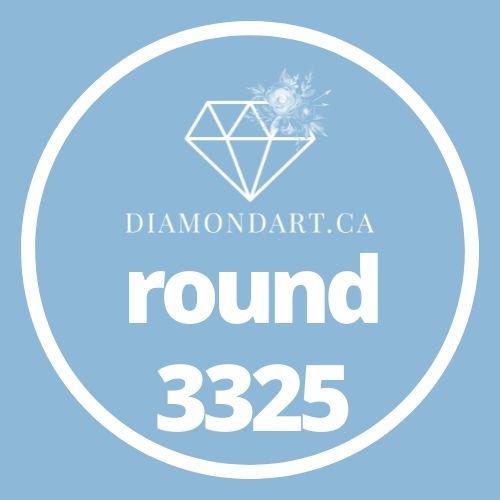 Round Diamonds DMC 3300 - 3799-500 diamonds (3 grams)-3325-DiamondArt.ca