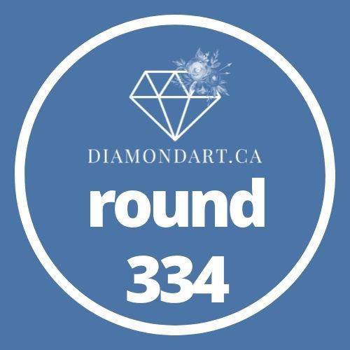 Round Diamonds DMC 100 - 499-500 diamonds (3 grams)-334-DiamondArt.ca