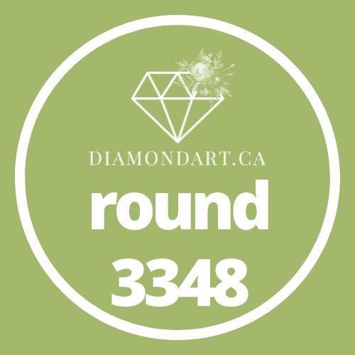 Round Diamonds DMC 3300 - 3799-500 diamonds (3 grams)-3348-DiamondArt.ca