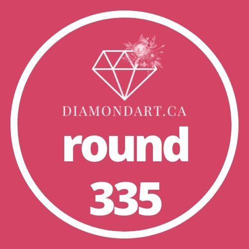 Round Diamonds DMC 100 - 499-500 diamonds (3 grams)-335-DiamondArt.ca