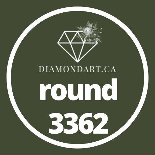 Round Diamonds DMC 3300 - 3799-500 diamonds (3 grams)-3362-DiamondArt.ca