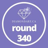 Round Diamonds DMC 100 - 499-500 diamonds (3 grams)-340-DiamondArt.ca