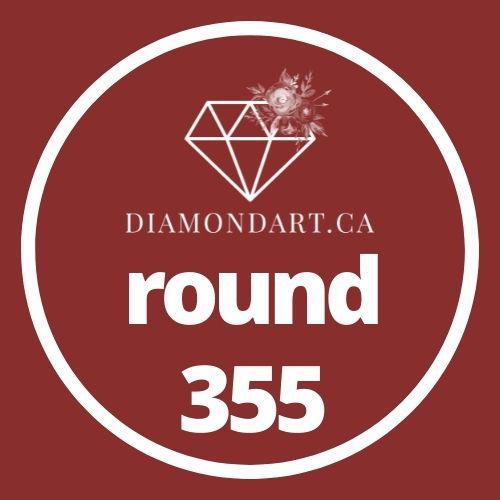 Round Diamonds DMC 100 - 499-500 diamonds (3 grams)-355-DiamondArt.ca