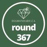 Round Diamonds DMC 100 - 499-500 diamonds (3 grams)-367-DiamondArt.ca